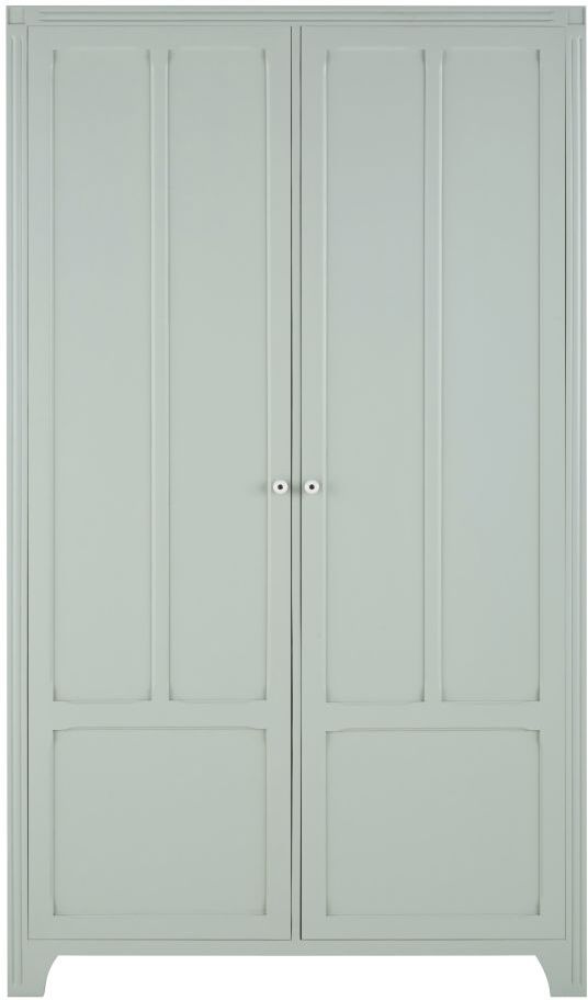 Maisons du Monde Guardarropa verde con 2 puertas