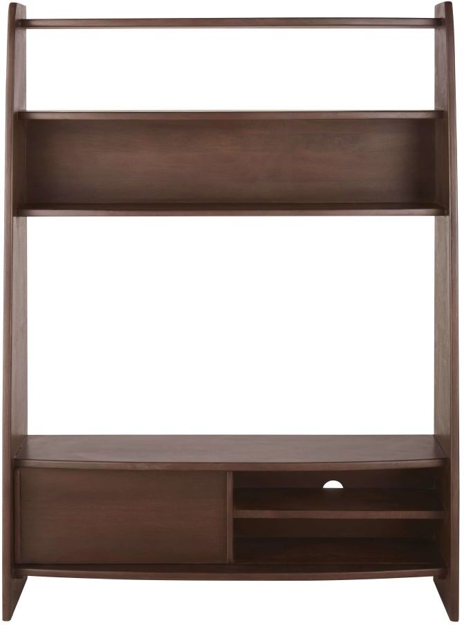 Maisons du Monde Mueble de TV de madera de acacia con baldas y 1 puerta