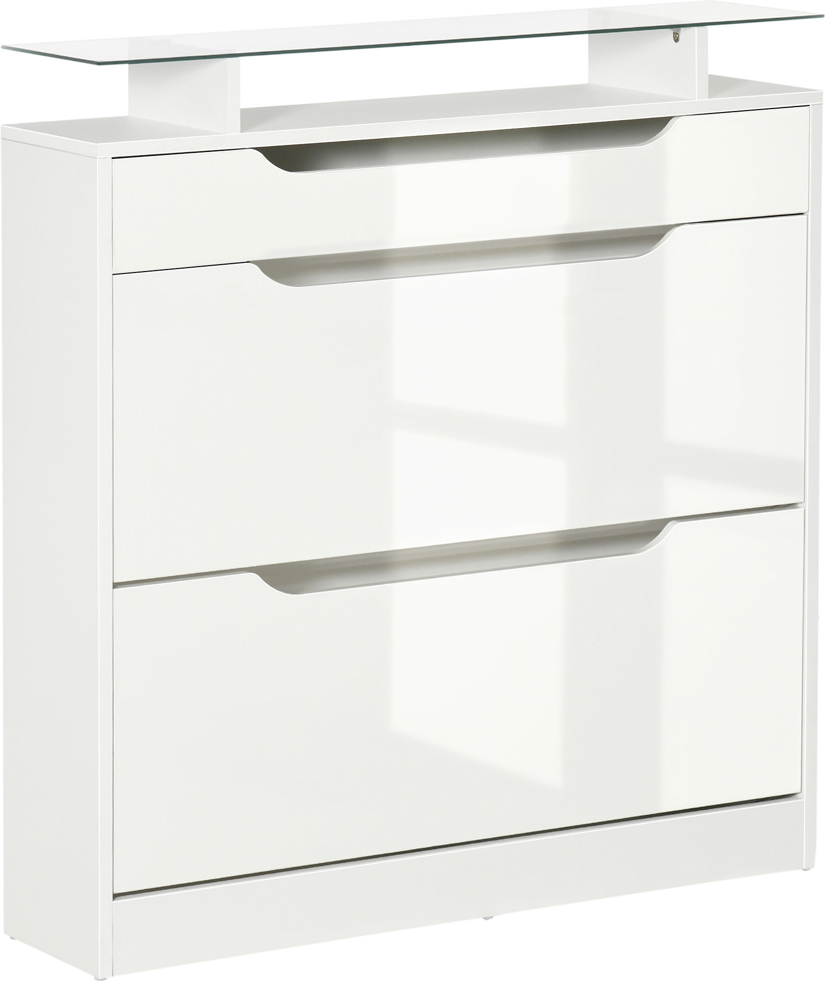 Homcom Mueble zapatero color blanco 89 x 23 x 96 cm