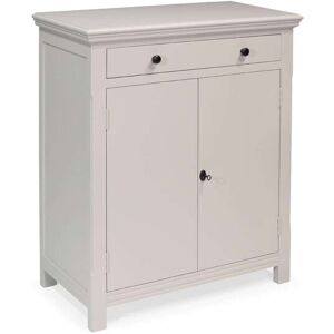 Decoclico Aparador de estilo rústico 2 puertas pino gris claro Decoclico Aparador de estilo rústico 2 puertas pino gris claro