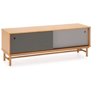 VS VENTA-STOCK Mueble TV Magnus 2 Puertas Correderas - Madera/Gris VS VENTA-STOCK Mueble TV Magnus 2 Puertas Correderas - Madera/Gris