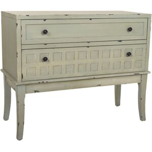 Wanderlust deco Cómoda recibidor de madera verde 88x38x72 Wanderlust deco Cómoda recibidor de madera verde 88x38x72