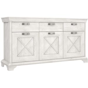 Home Heavenly - Aparador Rústico Moderno 3 Puertas + 3 Cajones Home Heavenly - Aparador Rústico Moderno 3 Puertas + 3 Cajones