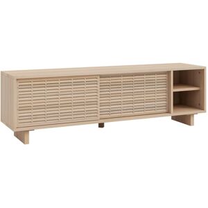 Naan Furniture Mueble de tv de madera natural con mallorquina 150 cm barnizado Naan Furniture Mueble de tv de madera natural con mallorquina 150 cm barnizado