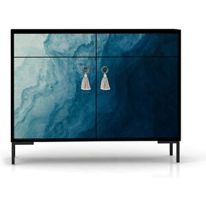 RNT by Really Nice Things Aparador mdf 2 puertas y 2 cajones estampado RNT by Really Nice Things Aparador mdf 2 puertas y 2 cajones estampado