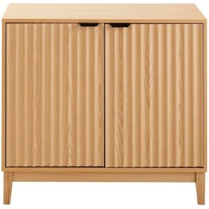 Calicosy Aparador 2 puertas L80 cm - efecto madera clara Calicosy Aparador 2 puertas L80 cm - efecto madera clara
