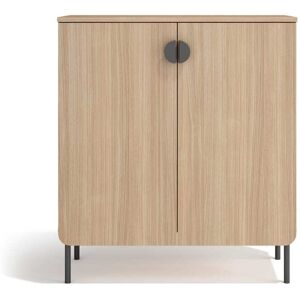 Herdasa Mueble almacenaje zapatero nogal claro 90x80x34 cm Herdasa Mueble almacenaje zapatero nogal claro 90x80x34 cm