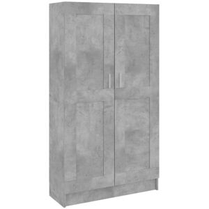 Maison Chic Armario de libros madera gris hormigón 82,5x30,5x150cm Maison Chic Armario de libros madera gris hormigón 82,5x30,5x150cm