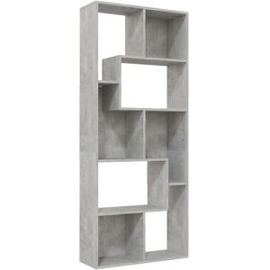 Maison Chic Estantería madera gris hormigón 67x24x161 cm Maison Chic Estantería madera gris hormigón 67x24x161 cm