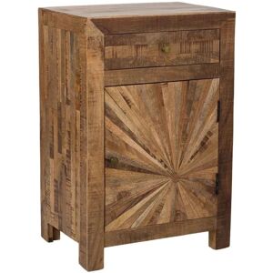 Wanderlust deco Recibidor de madera natural 56x41x84 Wanderlust deco Recibidor de madera natural 56x41x84