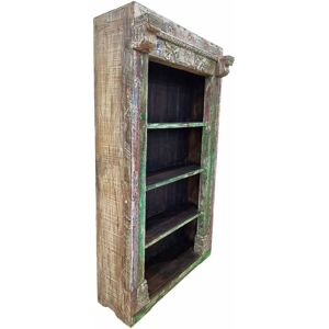 Wanderlust deco Estantería librería de madera artesanal 134x49x217h cm Wanderlust deco Estantería librería de madera artesanal 134x49x217h cm