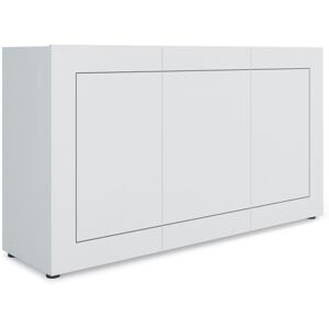 Itamoby Aparador 3 puertas 150x40x83,5 cm efecto madeira blanco Itamoby Aparador 3 puertas 150x40x83,5 cm efecto madeira blanco