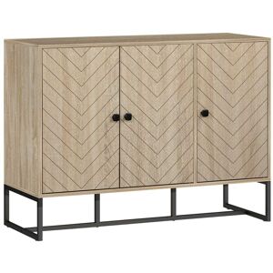 Homcom Aparador de salón 108x40x80 cm roble Homcom Aparador de salón 108x40x80 cm roble