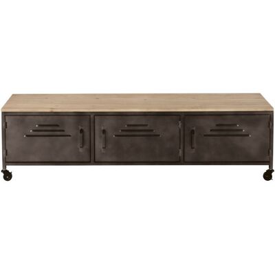 Maisons du Monde - WAYNE - Metal gris - TV stand Maisons du Monde - WAYNE - Metal gris - TV stand