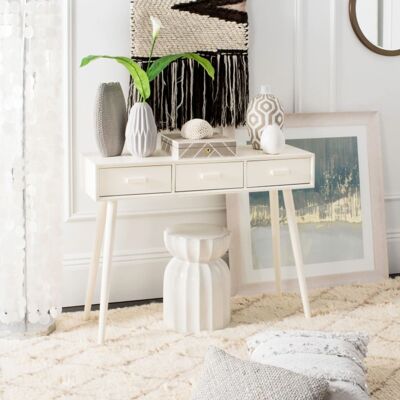 Safavieh Consolas de madera de pino, blanco Safavieh Consolas de madera de pino, blanco