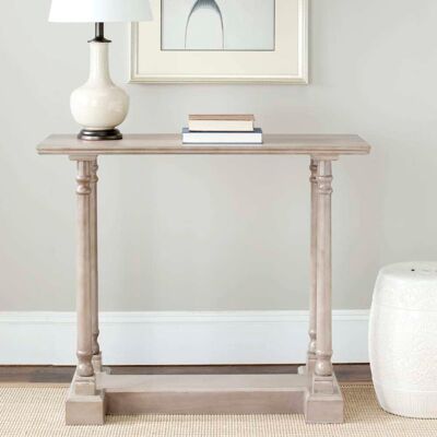 Safavieh Consolas en madera de pino, gris vintage Safavieh Consolas en madera de pino, gris vintage