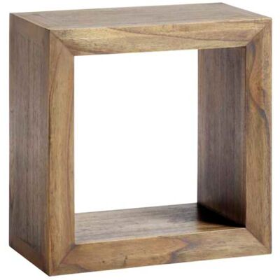 Estante de Pared en Mindi - Hecho a Mano, Sin Montaje Estante de Pared en Mindi - Hecho a Mano, Sin Montaje