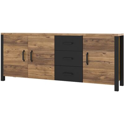 Petits meubles Bufé 3 puertas 3 cajones tableros de aglomerado laminados madera Petits meubles Bufé 3 puertas 3 cajones tableros de aglomerado laminados madera