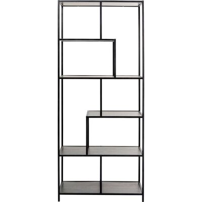 Kare Design Estantería 185x77 en acero negr Kare Design Estantería 185x77 en acero negr