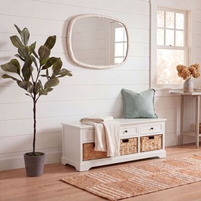 Tomasa - Distressed & Cream - Cream - Storage cabinet Tomasa - Distressed & Cream - Cream - Storage cabinet