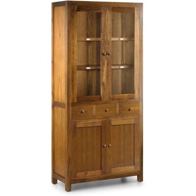 MOYCOR Vitrina de madera marrón, alt. 190 cm MOYCOR Vitrina de madera marrón, alt. 190 cm