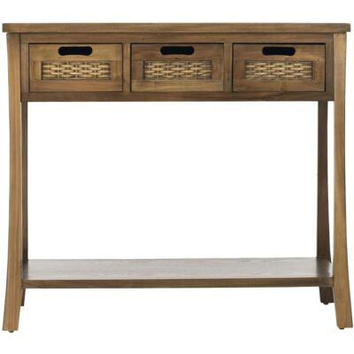 Laverna Mesa Auxiliar - Madera Marrón 86x36x76.2 cm Laverna Mesa Auxiliar - Madera Marrón 86x36x76.2 cm