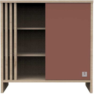 Cómoda Tokyo Reversible de 3 Nichos de Sauthon - Muebles de dormitorio Cómoda Tokyo Reversible de 3 Nichos de Sauthon - Muebles de dormitorio