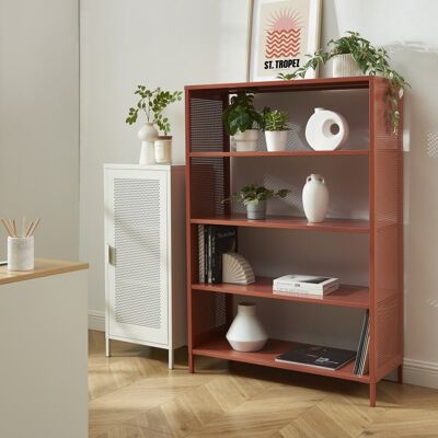 Pantone Estantería de metal terracotta h145cm Pantone Estantería de metal terracotta h145cm