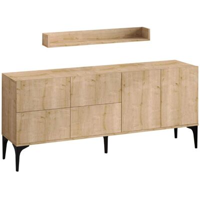 Concept Usine Assen Conjunto de Estante y Aparador de Pared Concept Usine Assen Conjunto de Estante y Aparador de Pared