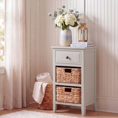 Safavieh Muebles de almacenaje en pinewood, gris Safavieh Muebles de almacenaje en pinewood, gris