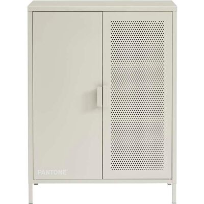 Pantone Aparador metal beige arena 2 puertas 75 cm Pantone Aparador metal beige arena 2 puertas 75 cm