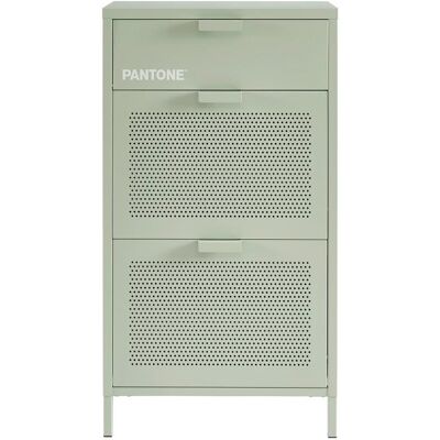 Pantone Mueble zapatero verde almendra metal 55cm Pantone Mueble zapatero verde almendra metal 55cm