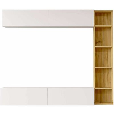 Rebecca Mobili Estantería de Pared - Mueble Moderno Rebecca Mobili Estantería de Pared - Mueble Moderno