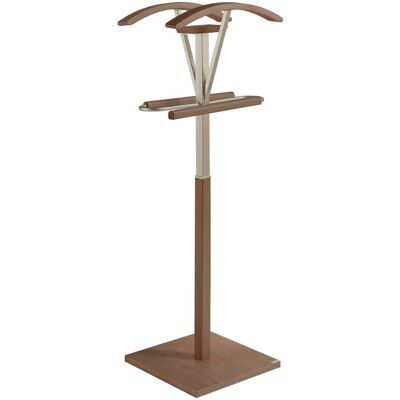 Herdasa Galán de noche doble de madera de haya nogal 110x47x34 cm Herdasa Galán de noche doble de madera de haya nogal 110x47x34 cm