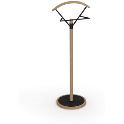 Herdasa Galán de noche de madera de haya y metal fresno-negro 117x42x34 cm Herdasa Galán de noche de madera de haya y metal fresno-negro 117x42x34 cm