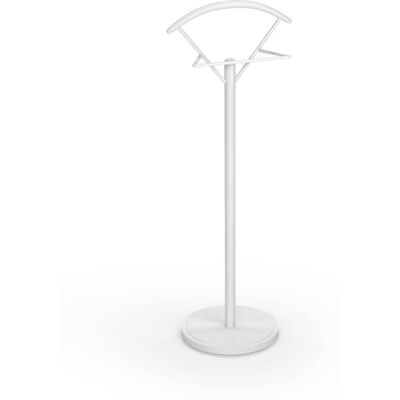 Herdasa Galán de noche de madera de haya y metal blanco 117x42x34 cm Herdasa Galán de noche de madera de haya y metal blanco 117x42x34 cm