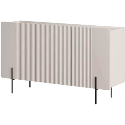 That's Write Aparador de 3 puertas con pie de metal cachemira 150x87 cm That's Write Aparador de 3 puertas con pie de metal cachemira 150x87 cm