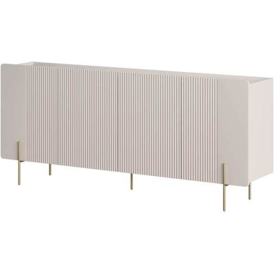 That's Write Aparador de 4 puertas con pie de metal cachemira 200x87 cm That's Write Aparador de 4 puertas con pie de metal cachemira 200x87 cm