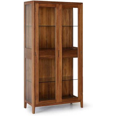 MOYCOR Vitrina de madera marrón alt. 190 cm MOYCOR Vitrina de madera marrón alt. 190 cm