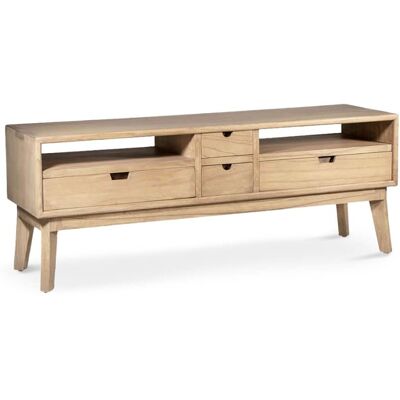 MOYCOR Mueble tv de madera beige anch. 140 cm MOYCOR Mueble tv de madera beige anch. 140 cm