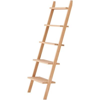 Nordlys Estantería en escalera de 5 niveles en madera Nordlys Estantería en escalera de 5 niveles en madera