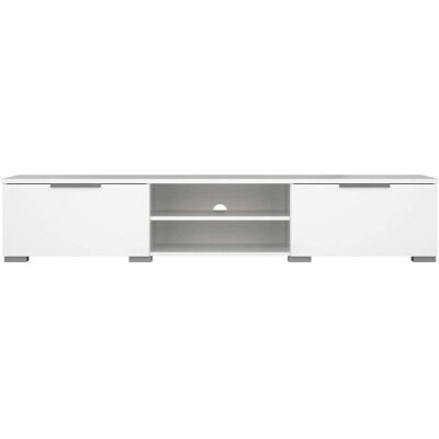 HOME AFFAIRE Match TV-Board - Mueble TV, Blanco Brillante, 172.7cm HOME AFFAIRE Match TV-Board - Mueble TV, Blanco Brillante, 172.7cm