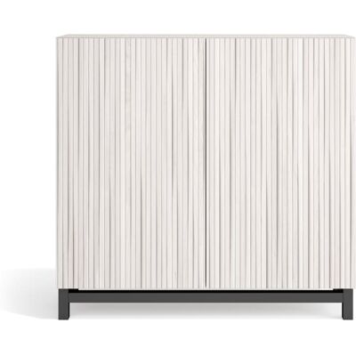 Herdasa Zapatero melamina blanco puertas impresas vallado blanco 90x90x27cm Herdasa Zapatero melamina blanco puertas impresas vallado blanco 90x90x27cm