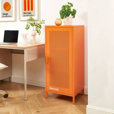 Pantone Mueble de escritorio metal naranja h105cm Pantone Mueble de escritorio metal naranja h105cm