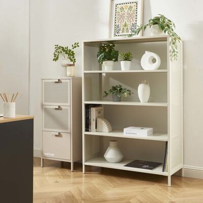 Pantone Estantería de metal beige arena h145cm Pantone Estantería de metal beige arena h145cm