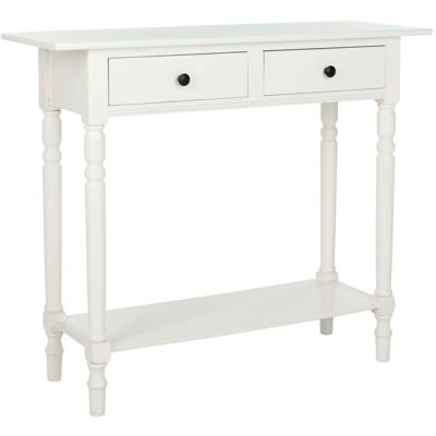 Safavieh Consolas de madera de pino blanco Safavieh Consolas de madera de pino blanco