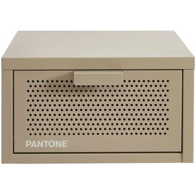 Pantone Mesita de noche mural metal gris topo 40 cm Pantone Mesita de noche mural metal gris topo 40 cm