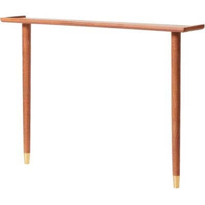 Nordlys Mesa consola mural escandinava de madera de nogal Nordlys Mesa consola mural escandinava de madera de nogal