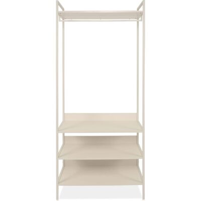 Homifab Armario abierto 4 estantes beige 84 cm Homifab Armario abierto 4 estantes beige 84 cm