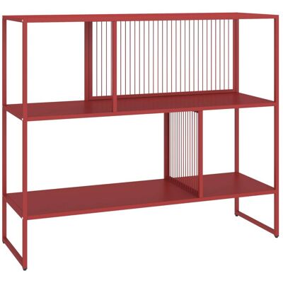 Happy Garden Estantería de metal rojo carmín Happy Garden Estantería de metal rojo carmín